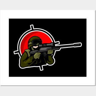 Sniper Posters and Art